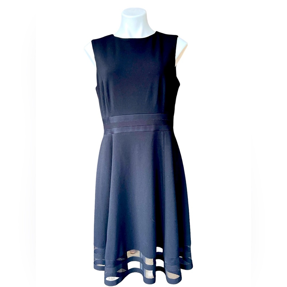 CALVIN KLEIN‎ | Black Sleeveless Cocktail Dress| size 12